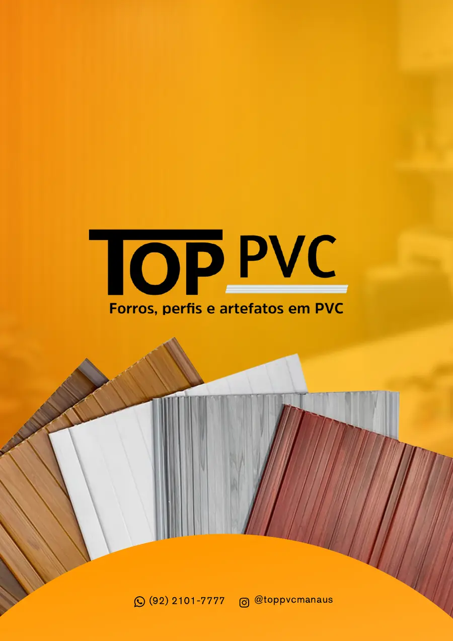 Capa do catálogo Top PVC